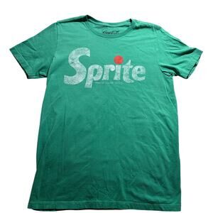 SPRITE official Coca Cola Merchandise Sun Faded Distressed Print 100% Cotton MED